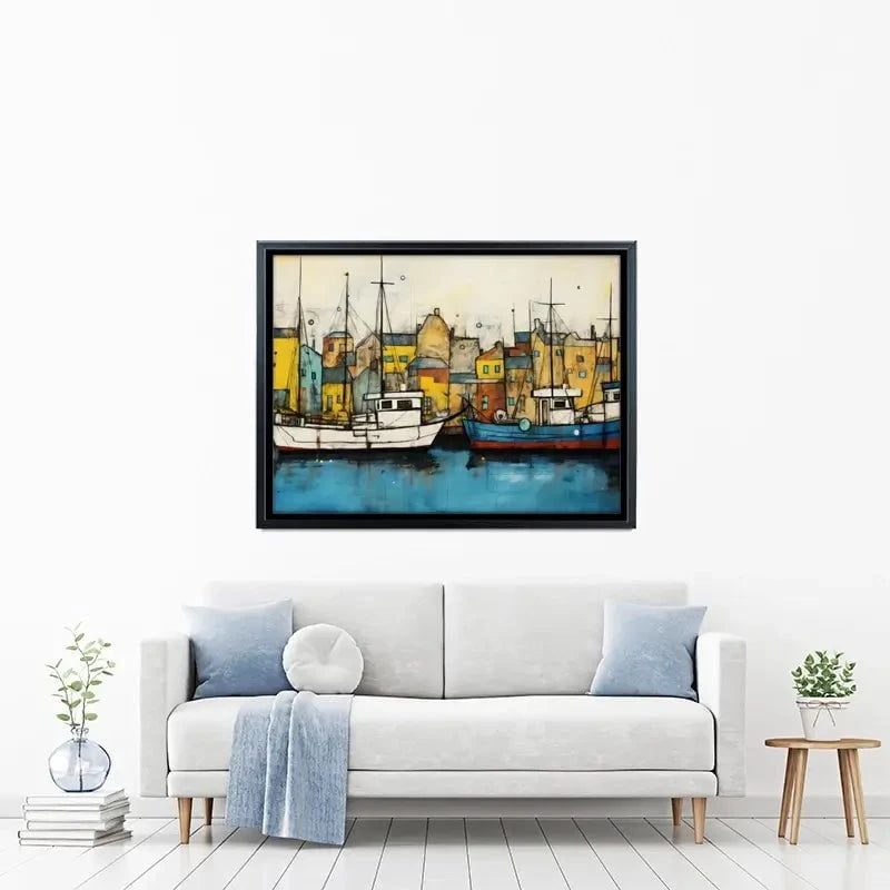 The Boats Are In Canvas Print The Boats Are In Canvas Print wall art product David Alexander Elder
