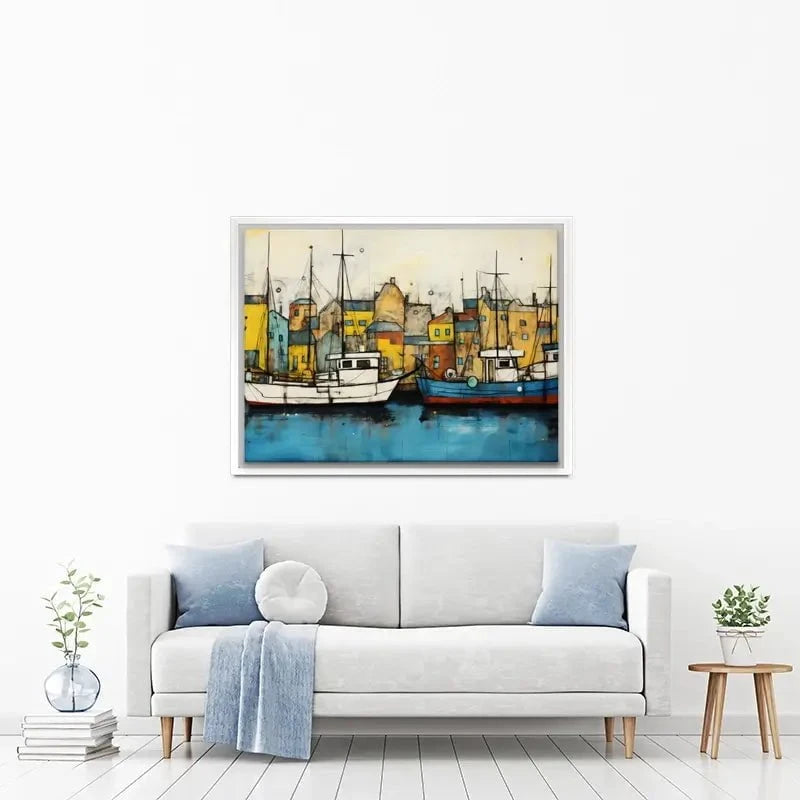 The Boats Are In Canvas Print The Boats Are In Canvas Print wall art product David Alexander Elder