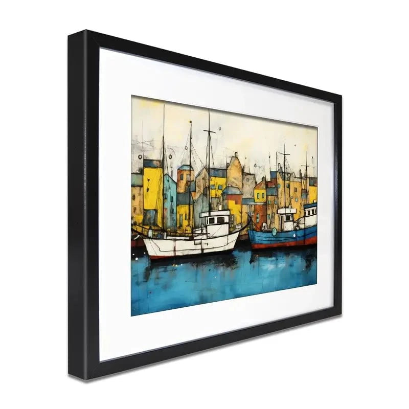 The Boats Are In Framed Art Print The Boats Are In Framed Art Print wall art product David Alexander Elder