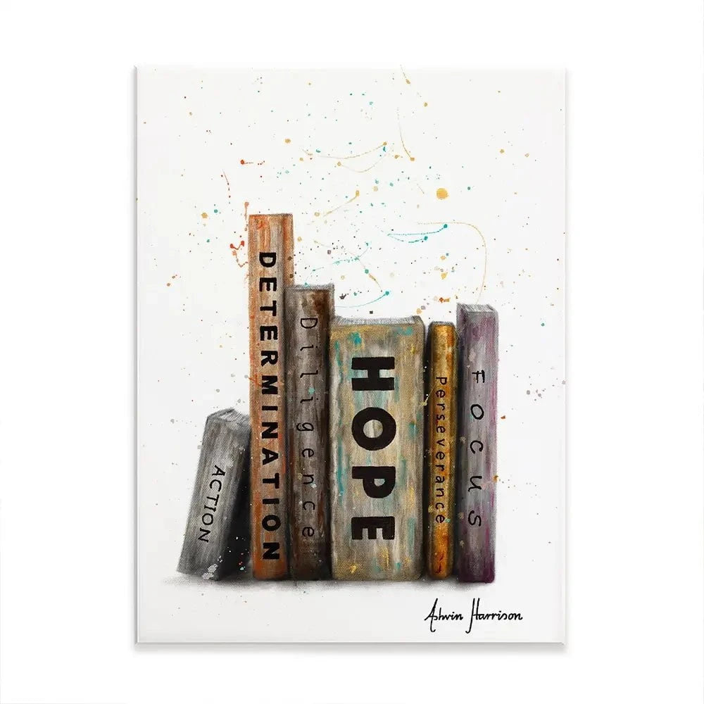 The Books Of Success Canvas Print The Books Of Success Canvas Print wall art product Ashvin Harrison