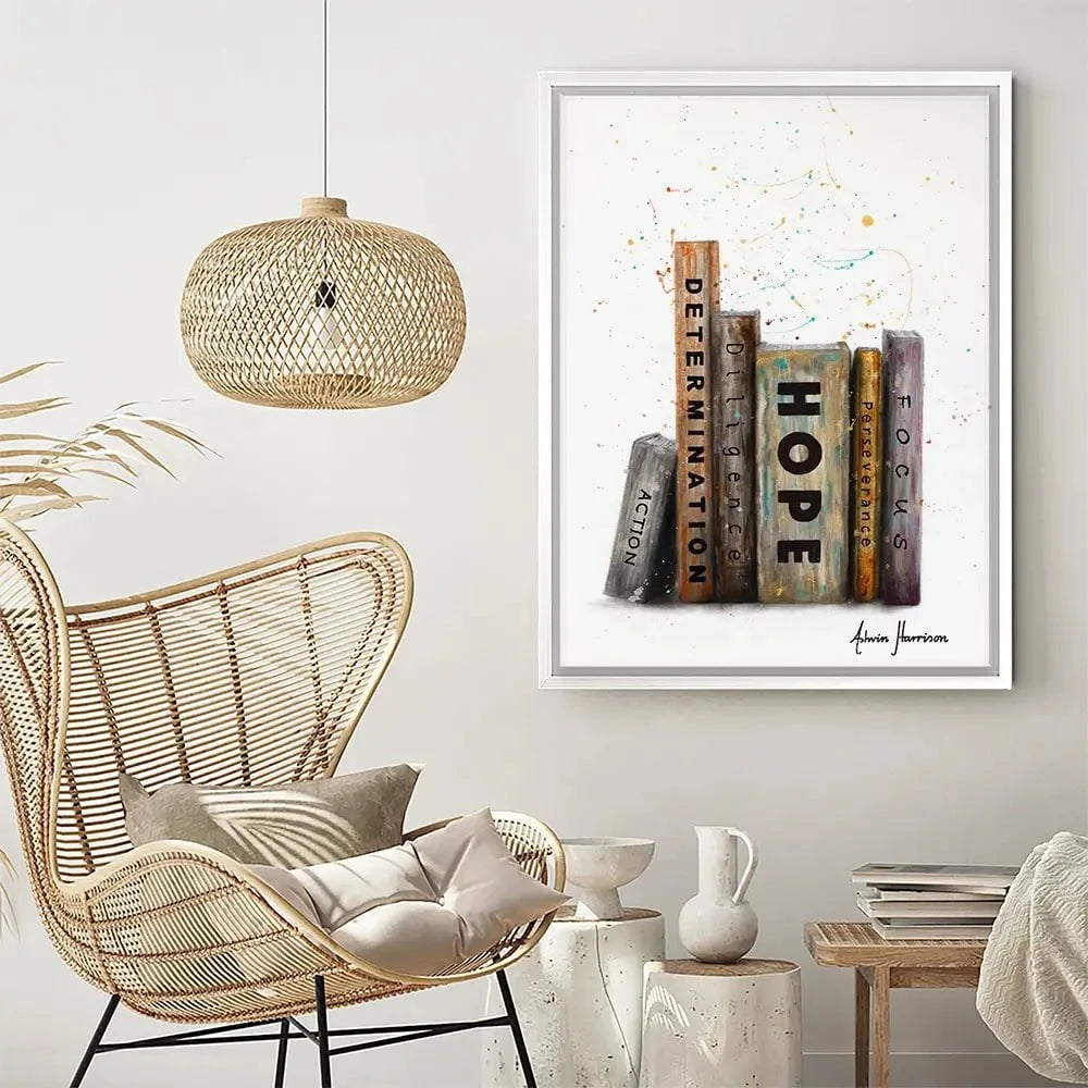 The Books Of Success Canvas Print The Books Of Success Canvas Print wall art product Ashvin Harrison