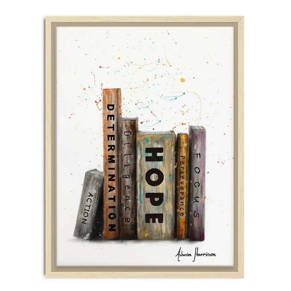 The Books Of Success Canvas Print The Books Of Success Canvas Print wall art product Ashvin Harrison