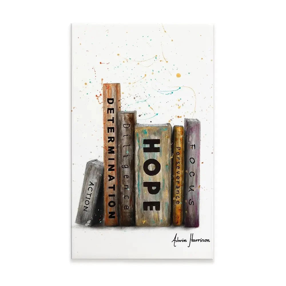 The Books Of Success Canvas Print The Books Of Success Canvas Print wall art product Ashvin Harrison