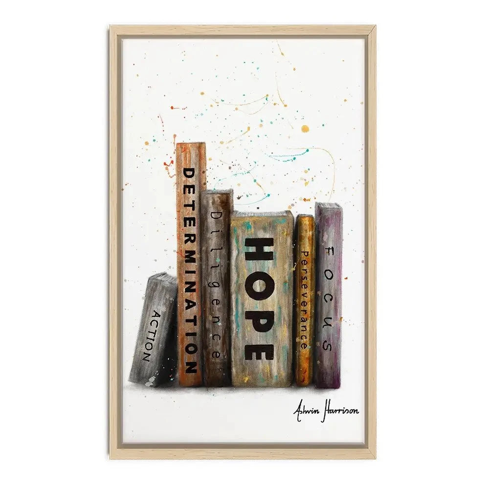The Books Of Success Canvas Print The Books Of Success Canvas Print wall art product Ashvin Harrison