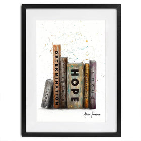 The Books Of Success Framed Art Print The Books Of Success Framed Art Print wall art product Ashvin Harrison