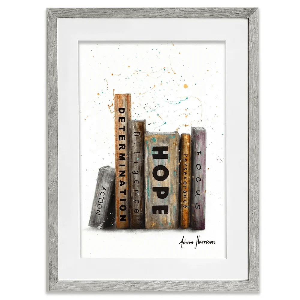 The Books Of Success Framed Art Print The Books Of Success Framed Art Print wall art product Ashvin Harrison