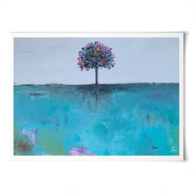 The Butterfly Tree Art Print The Butterfly Tree Art Print wall art product Laure Bury