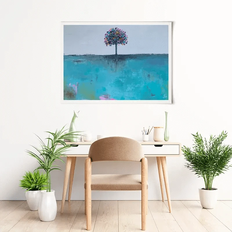 The Butterfly Tree Art Print The Butterfly Tree Art Print wall art product Laure Bury