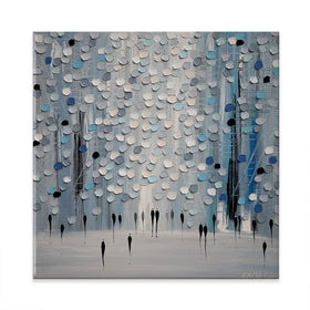The Calm Mist Square Canvas Print The Calm Mist Square Canvas Print wall art product Ekaterina Ermilkina