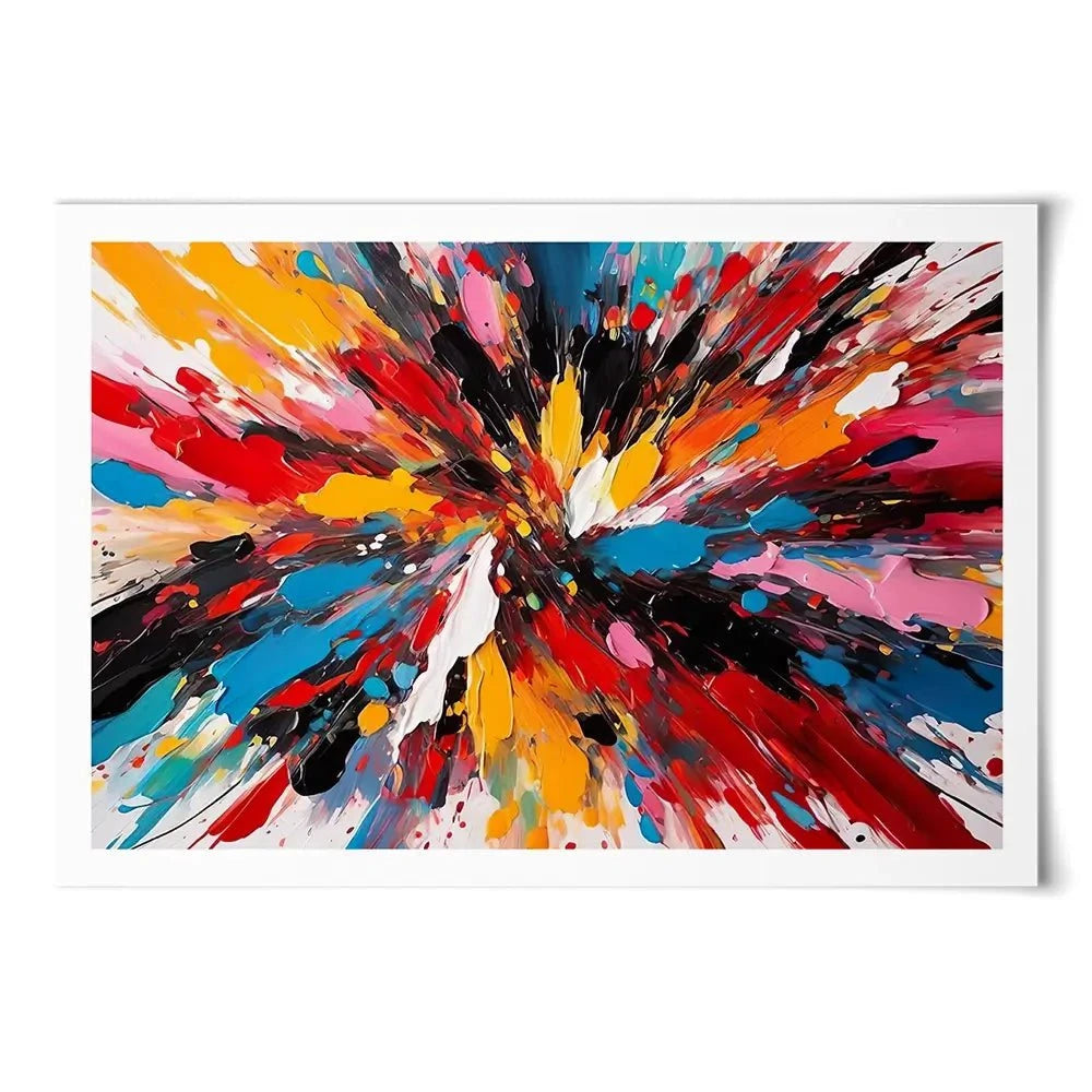 The Centre Of Colour Art Print The Centre Of Colour Art Print wall art product Violeta Allaberdieva