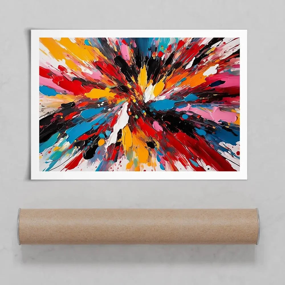 The Centre Of Colour Art Print The Centre Of Colour Art Print wall art product Violeta Allaberdieva