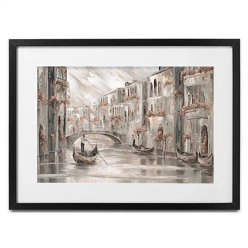 The Charm Of Venice Framed Art Print The Charm Of Venice Framed Art Print wall art product Isabella Karolewicz