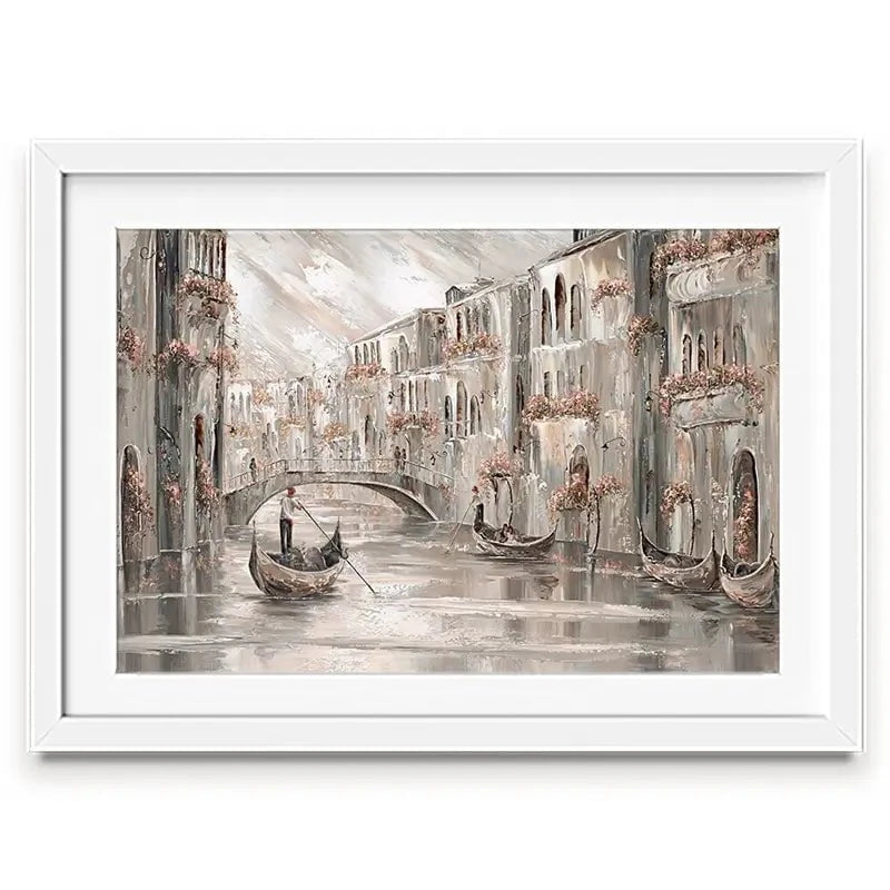 The Charm Of Venice Framed Art Print The Charm Of Venice Framed Art Print wall art product Isabella Karolewicz