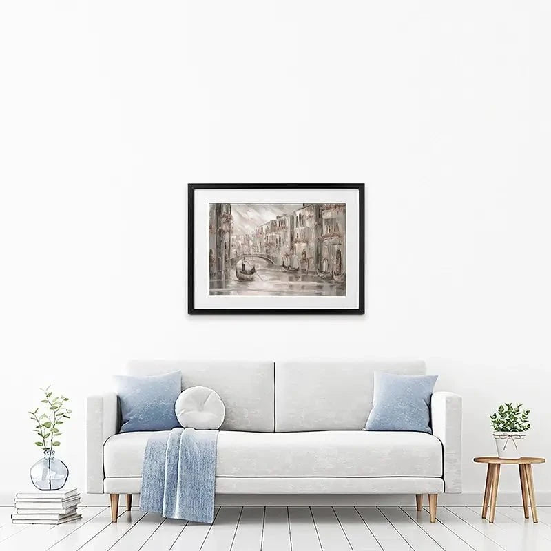 The Charm Of Venice Framed Art Print The Charm Of Venice Framed Art Print wall art product Isabella Karolewicz