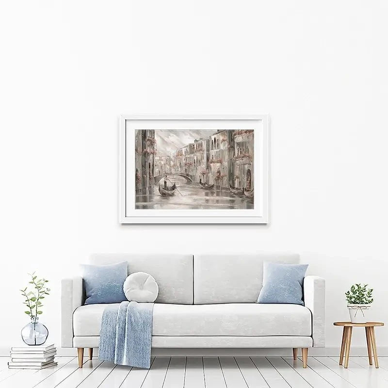 The Charm Of Venice Framed Art Print The Charm Of Venice Framed Art Print wall art product Isabella Karolewicz