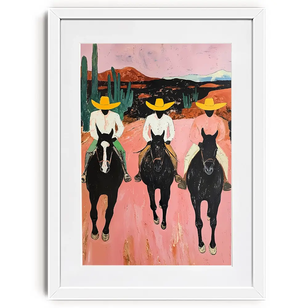 The Cowboys Framed Art Print The Cowboys Framed Art Print wall art product IAmHomeStudio