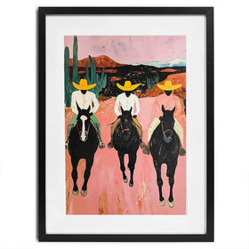 The Cowboys Framed Art Print The Cowboys Framed Art Print wall art product IAmHomeStudio