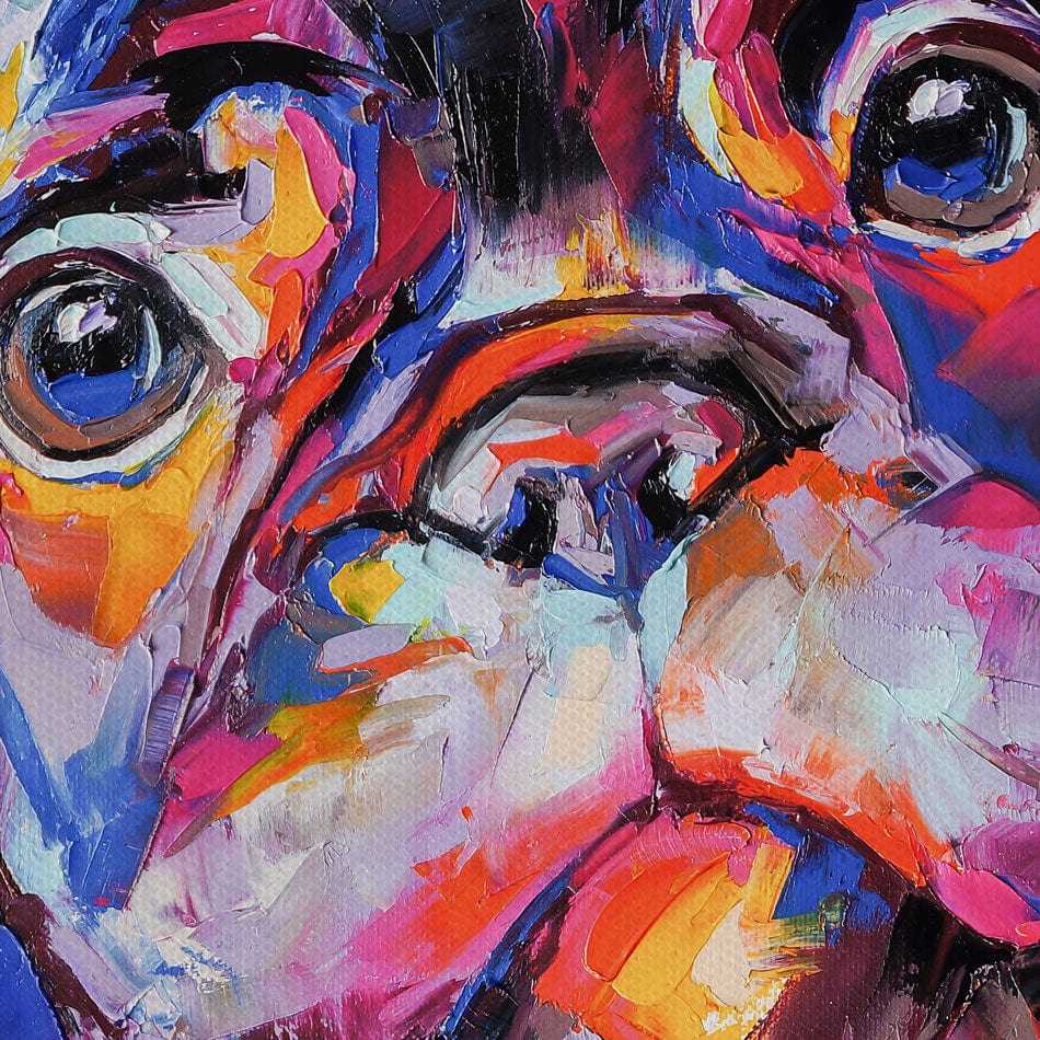 The Cutest Frenchie Canvas Print wall art product Mari Dein / Shutterstock