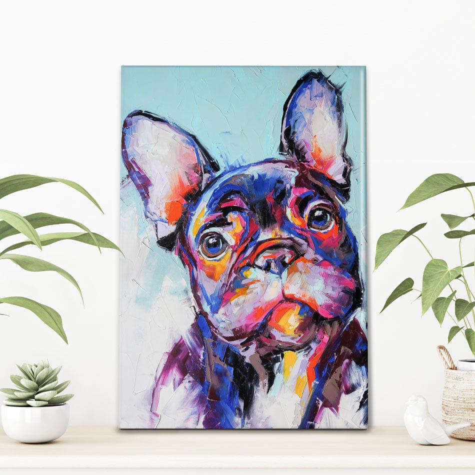 The Cutest Frenchie Canvas Print wall art product Mari Dein / Shutterstock