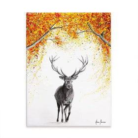 The Deer Dreamer Canvas Print The Deer Dreamer Canvas Print wall art product Ashvin Harrison