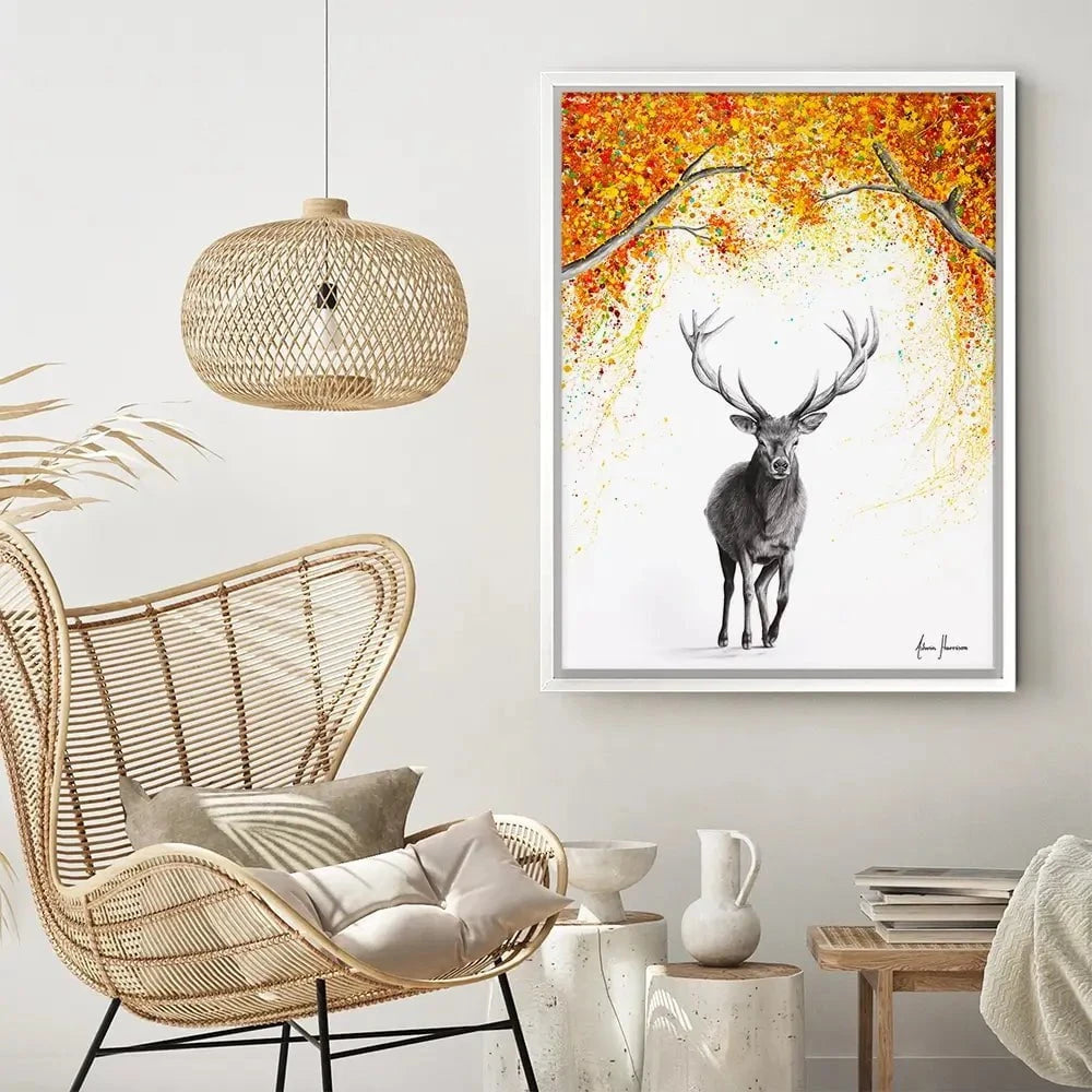 The Deer Dreamer Canvas Print The Deer Dreamer Canvas Print wall art product Ashvin Harrison