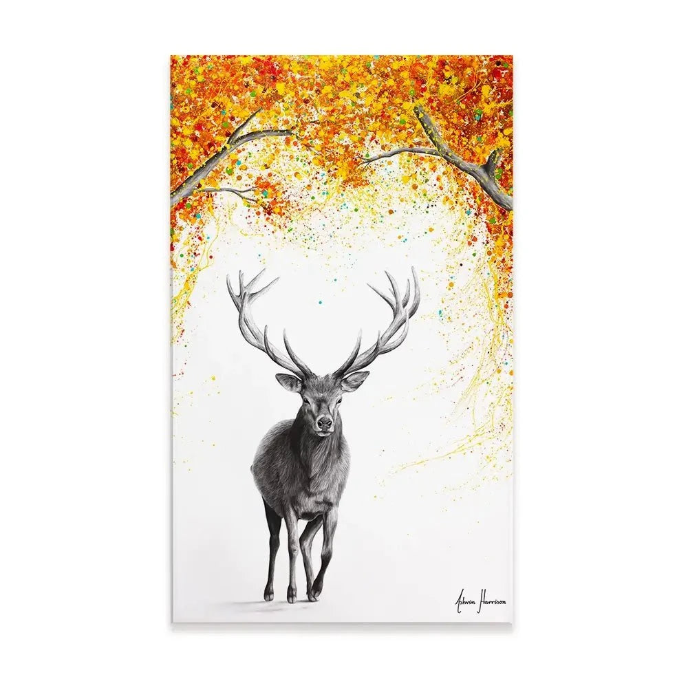 The Deer Dreamer Canvas Print The Deer Dreamer Canvas Print wall art product Ashvin Harrison