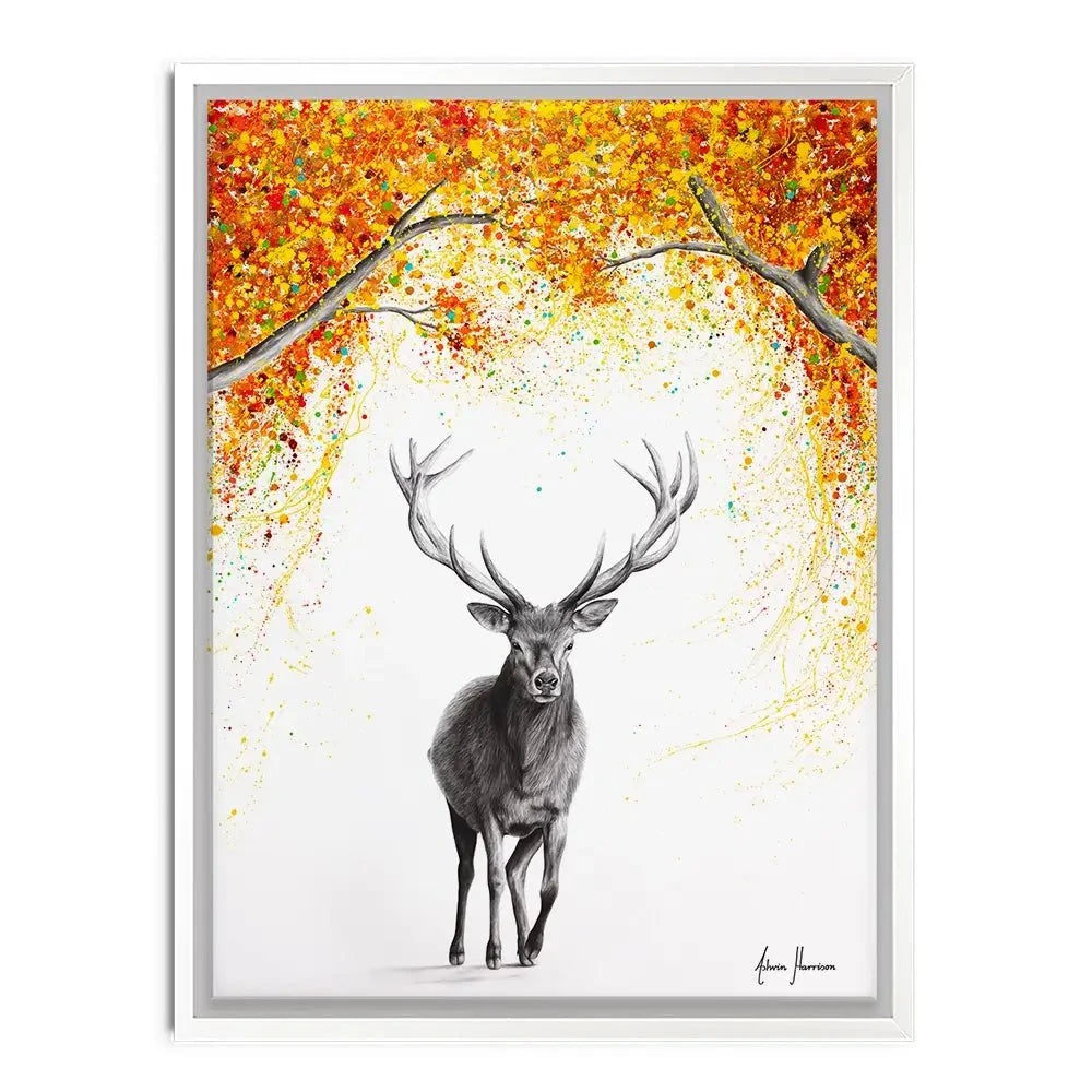 The Deer Dreamer Canvas Print The Deer Dreamer Canvas Print wall art product Ashvin Harrison