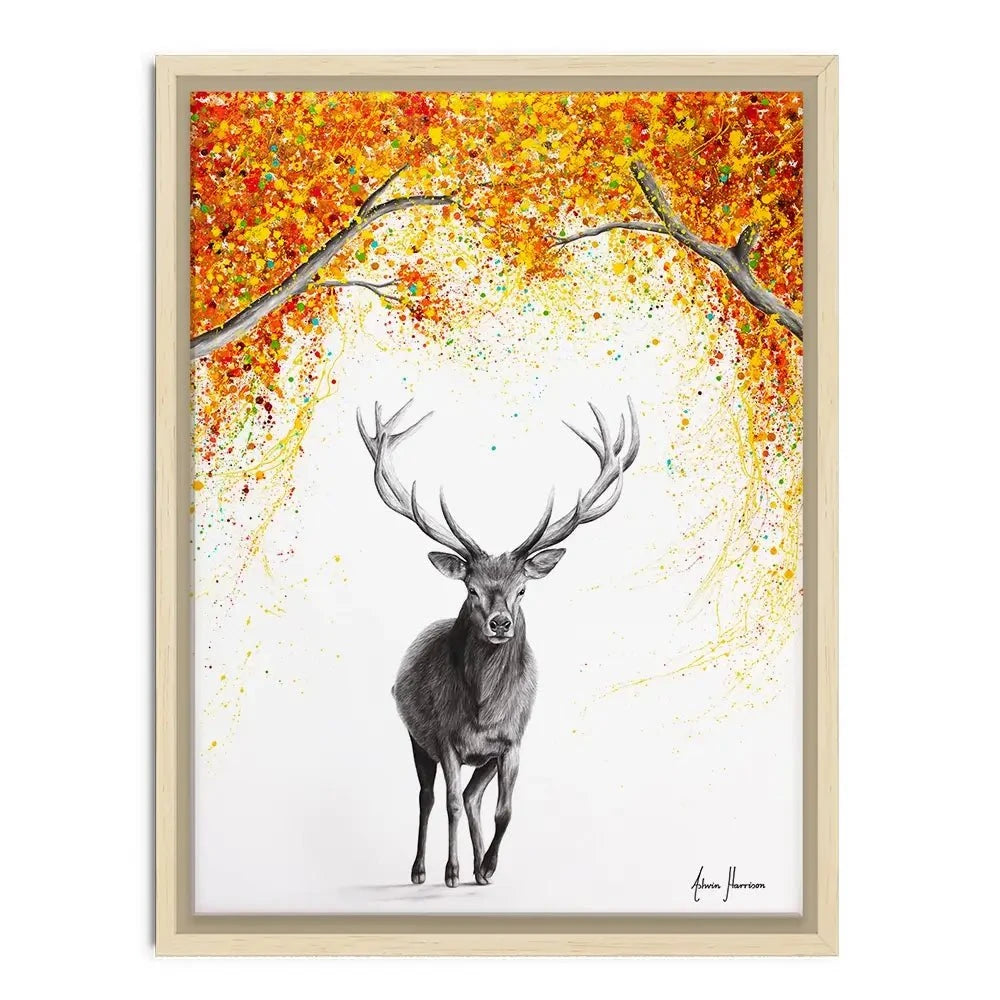 The Deer Dreamer Canvas Print The Deer Dreamer Canvas Print wall art product Ashvin Harrison