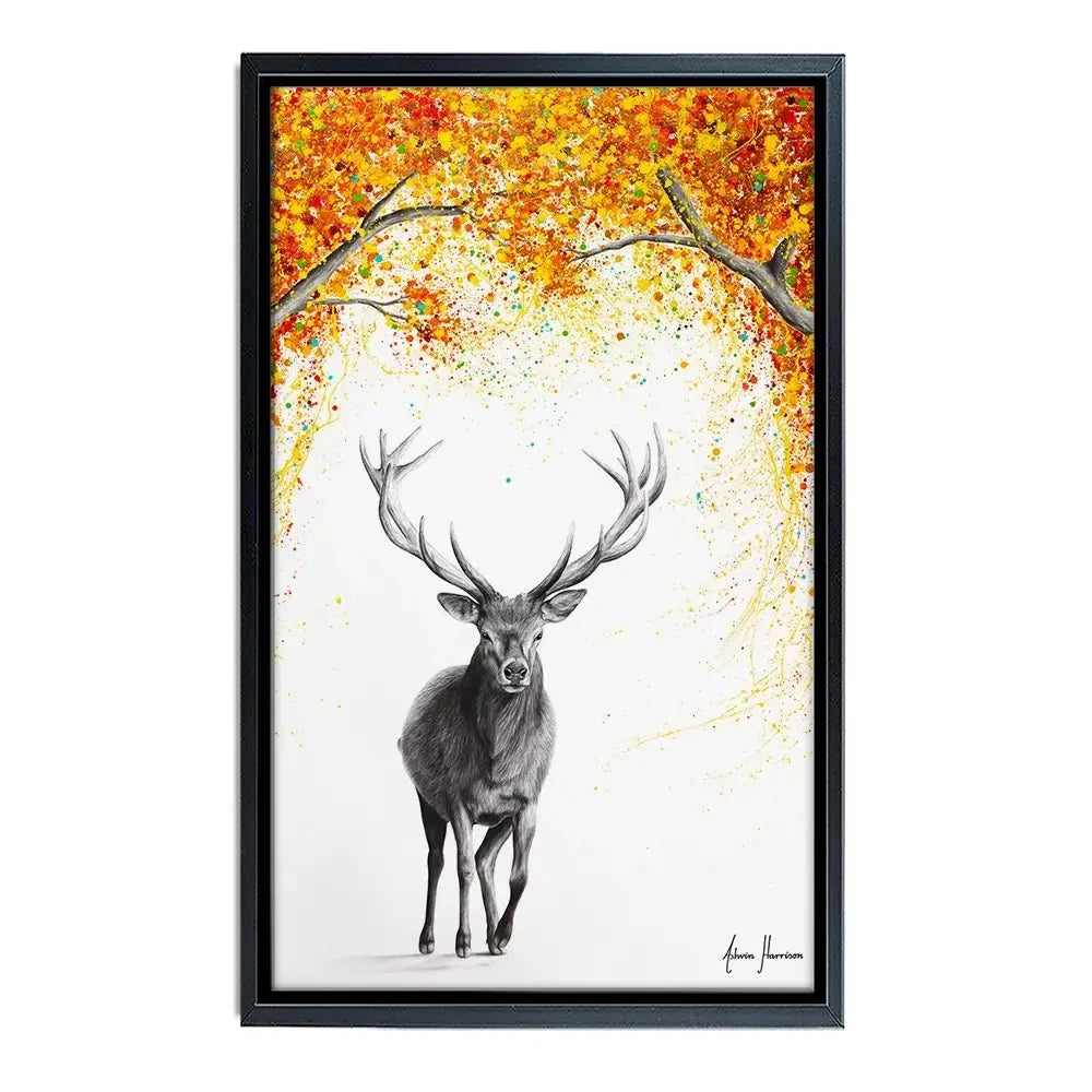 The Deer Dreamer Canvas Print The Deer Dreamer Canvas Print wall art product Ashvin Harrison