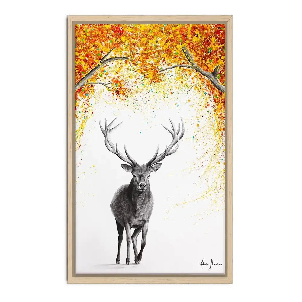 The Deer Dreamer Canvas Print The Deer Dreamer Canvas Print wall art product Ashvin Harrison