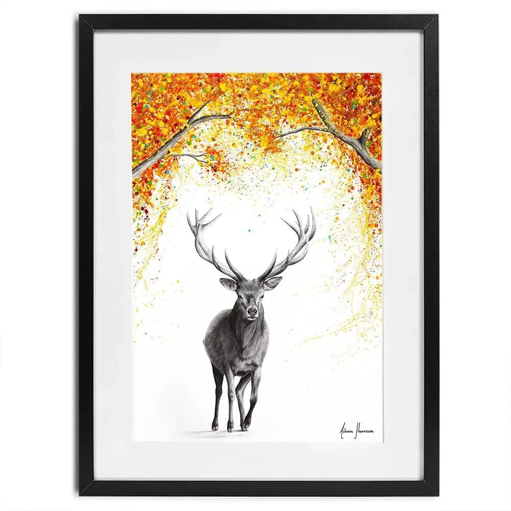 The Deer Dreamer Framed Art Print The Deer Dreamer Framed Art Print wall art product Ashvin Harrison