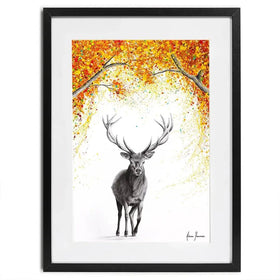 The Deer Dreamer Framed Art Print The Deer Dreamer Framed Art Print wall art product Ashvin Harrison