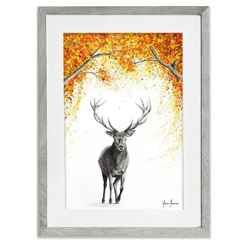 The Deer Dreamer Framed Art Print The Deer Dreamer Framed Art Print wall art product Ashvin Harrison