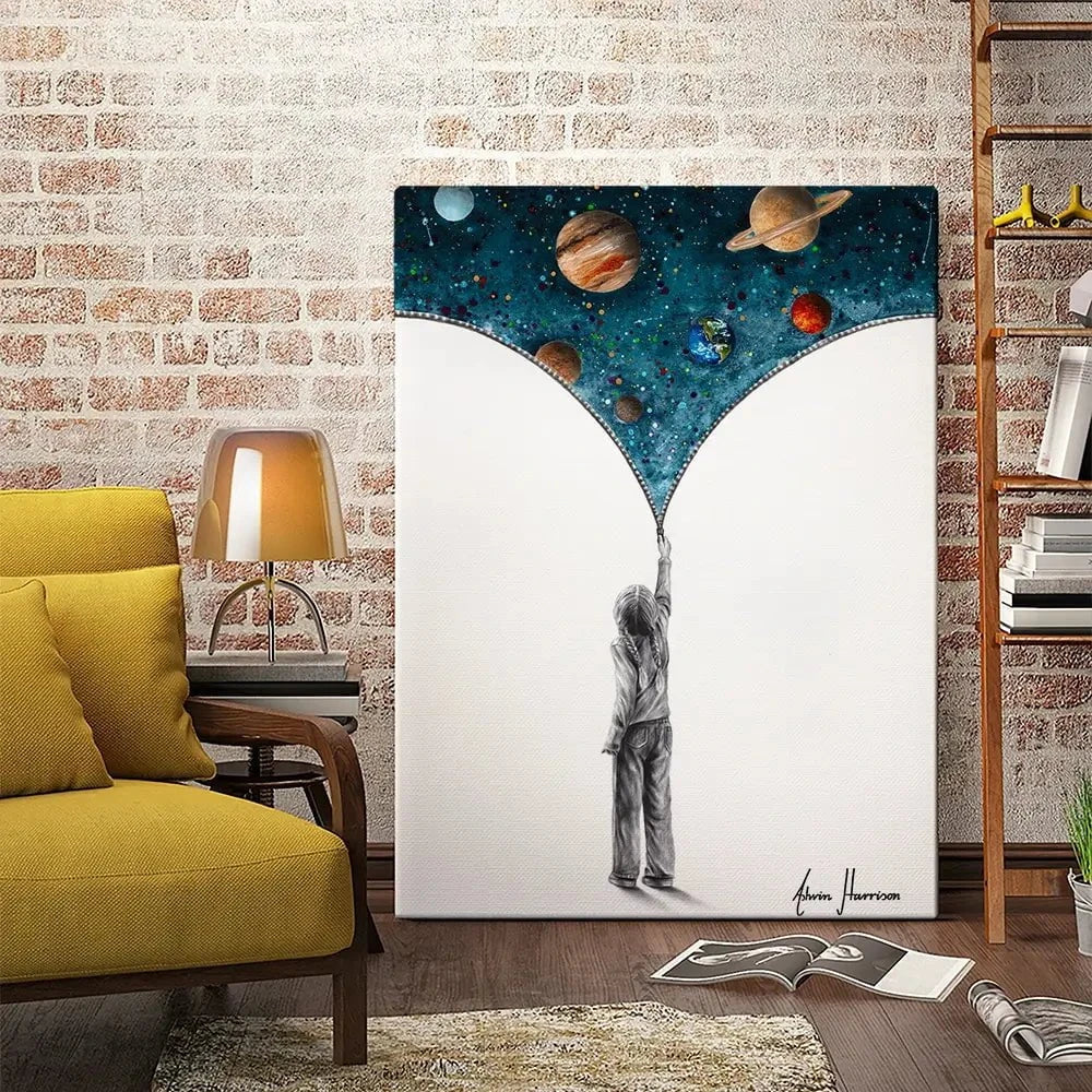 The Dream Of Space Canvas Print The Dream Of Space Canvas Print wall art product Ashvin Harrison