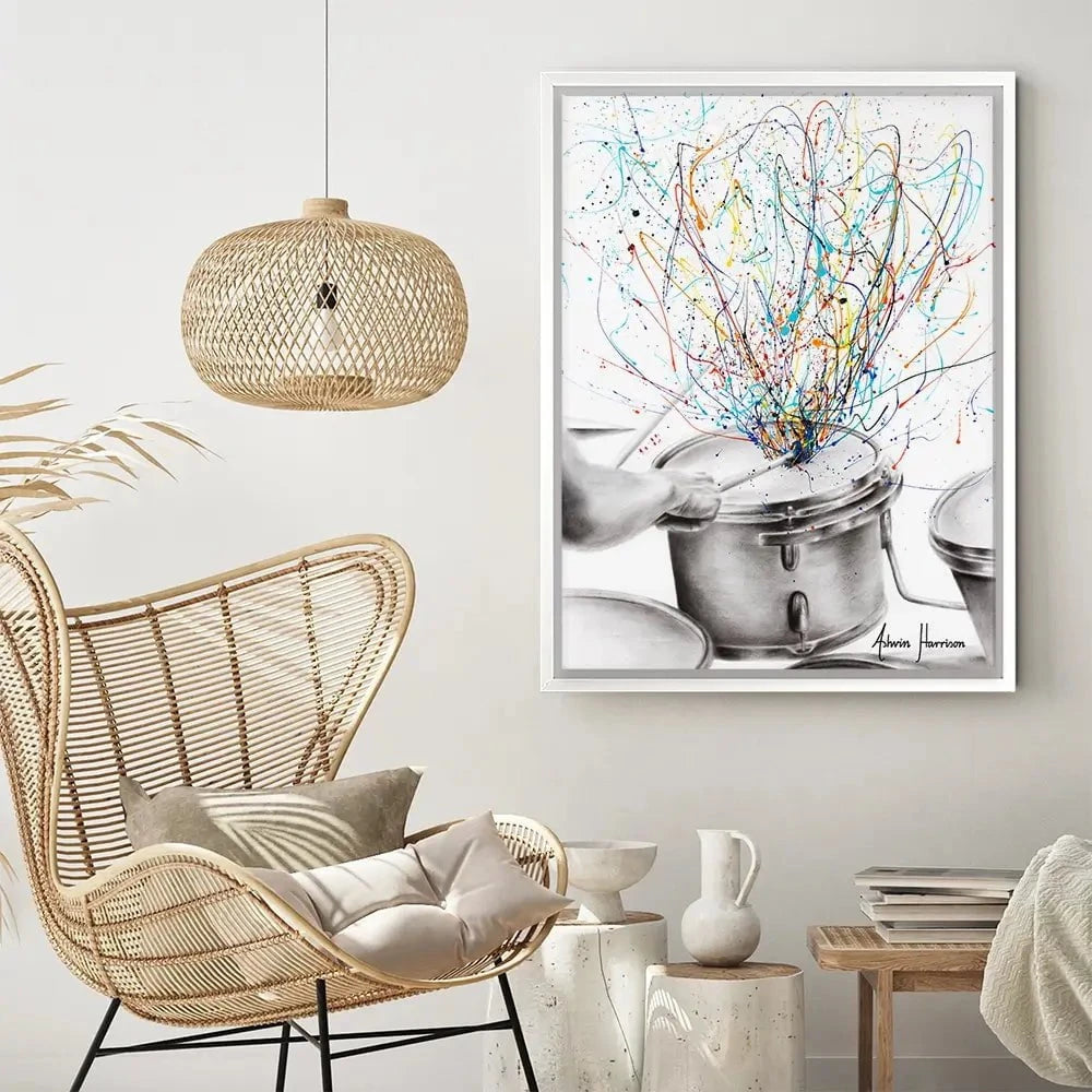 The Drum Solo Canvas Print The Drum Solo Canvas Print wall art product Ashvin Harrison