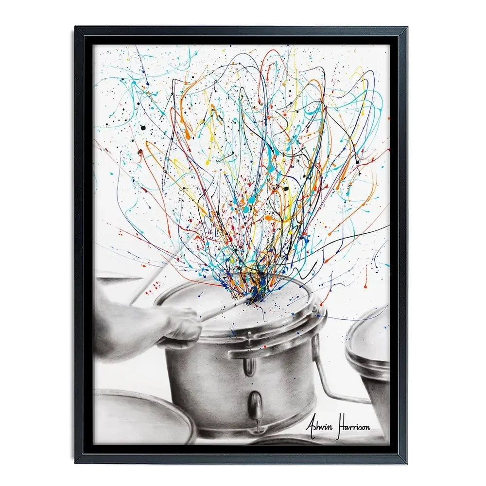 The Drum Solo Canvas Print The Drum Solo Canvas Print wall art product Ashvin Harrison