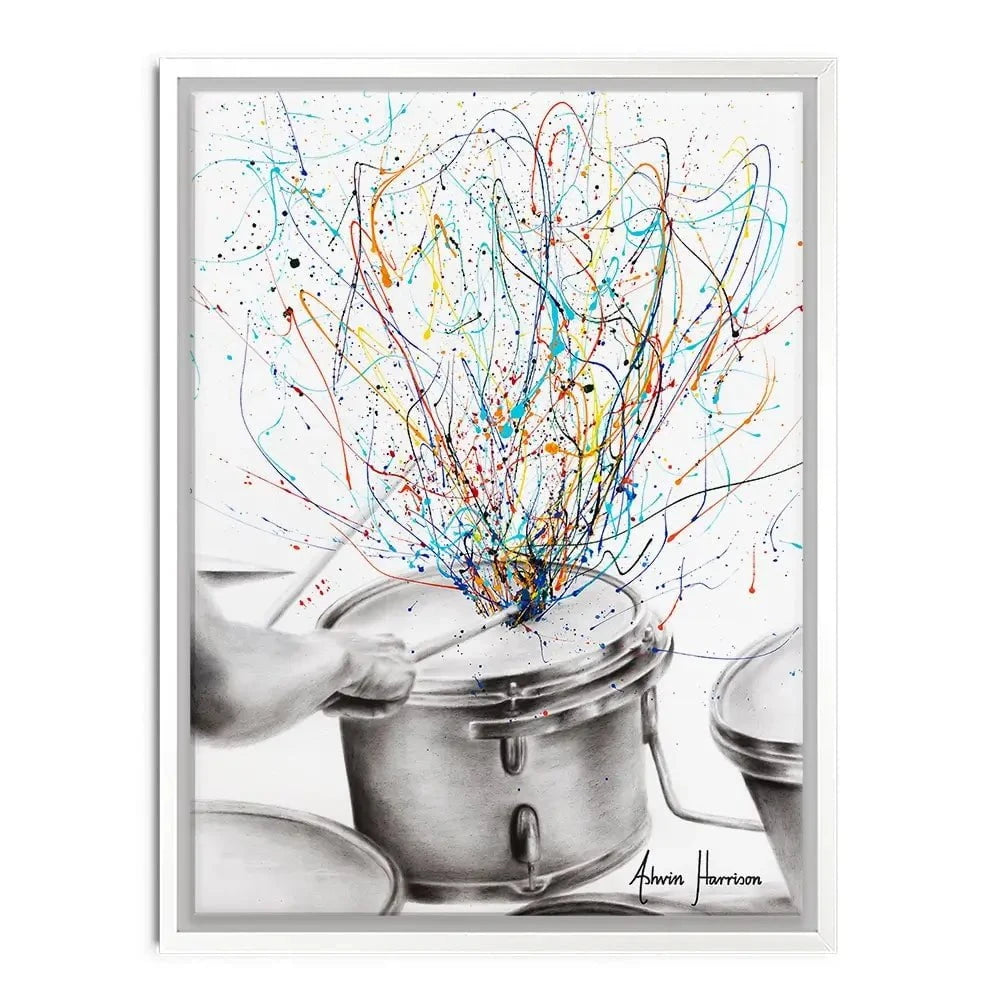 The Drum Solo Canvas Print The Drum Solo Canvas Print wall art product Ashvin Harrison