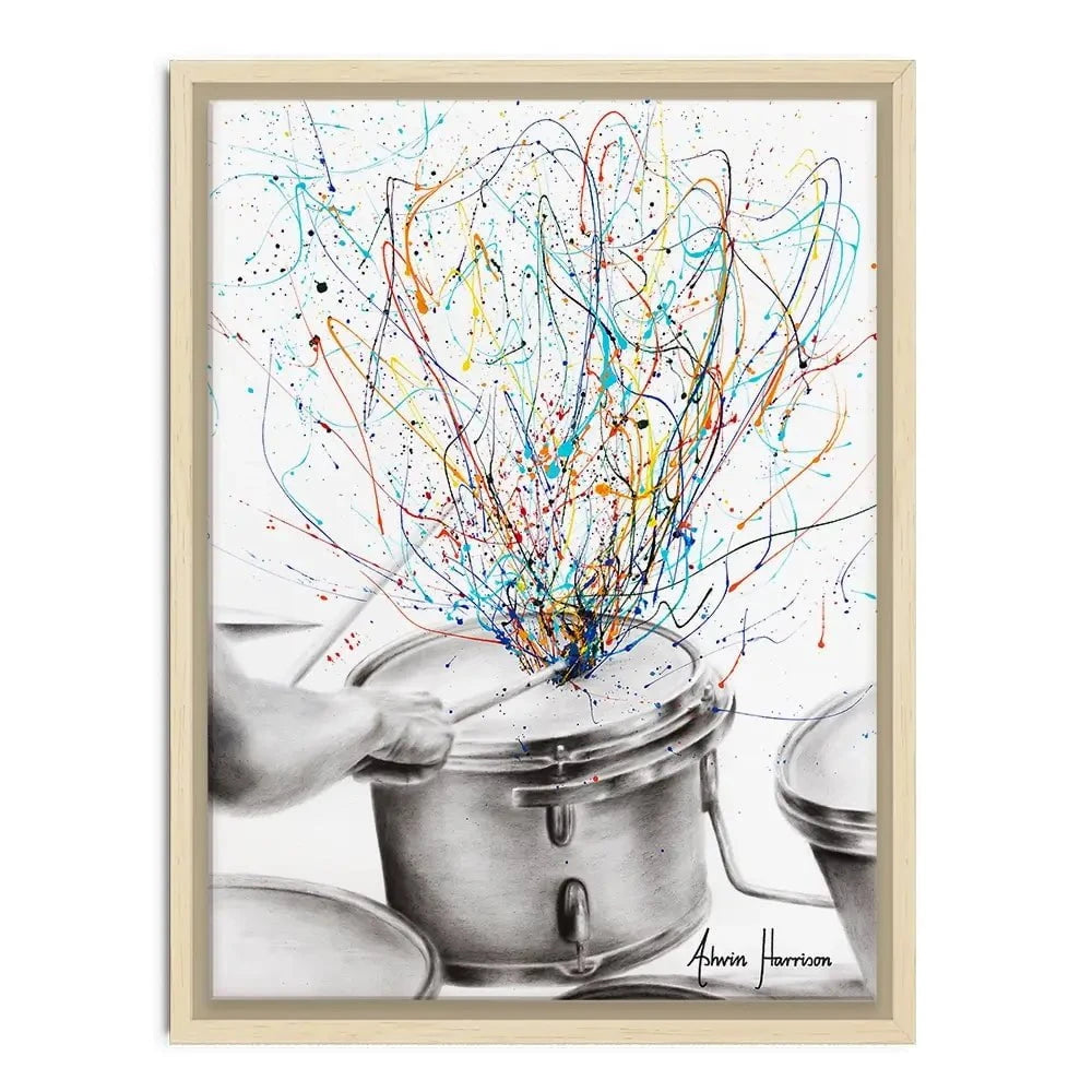 The Drum Solo Canvas Print The Drum Solo Canvas Print wall art product Ashvin Harrison