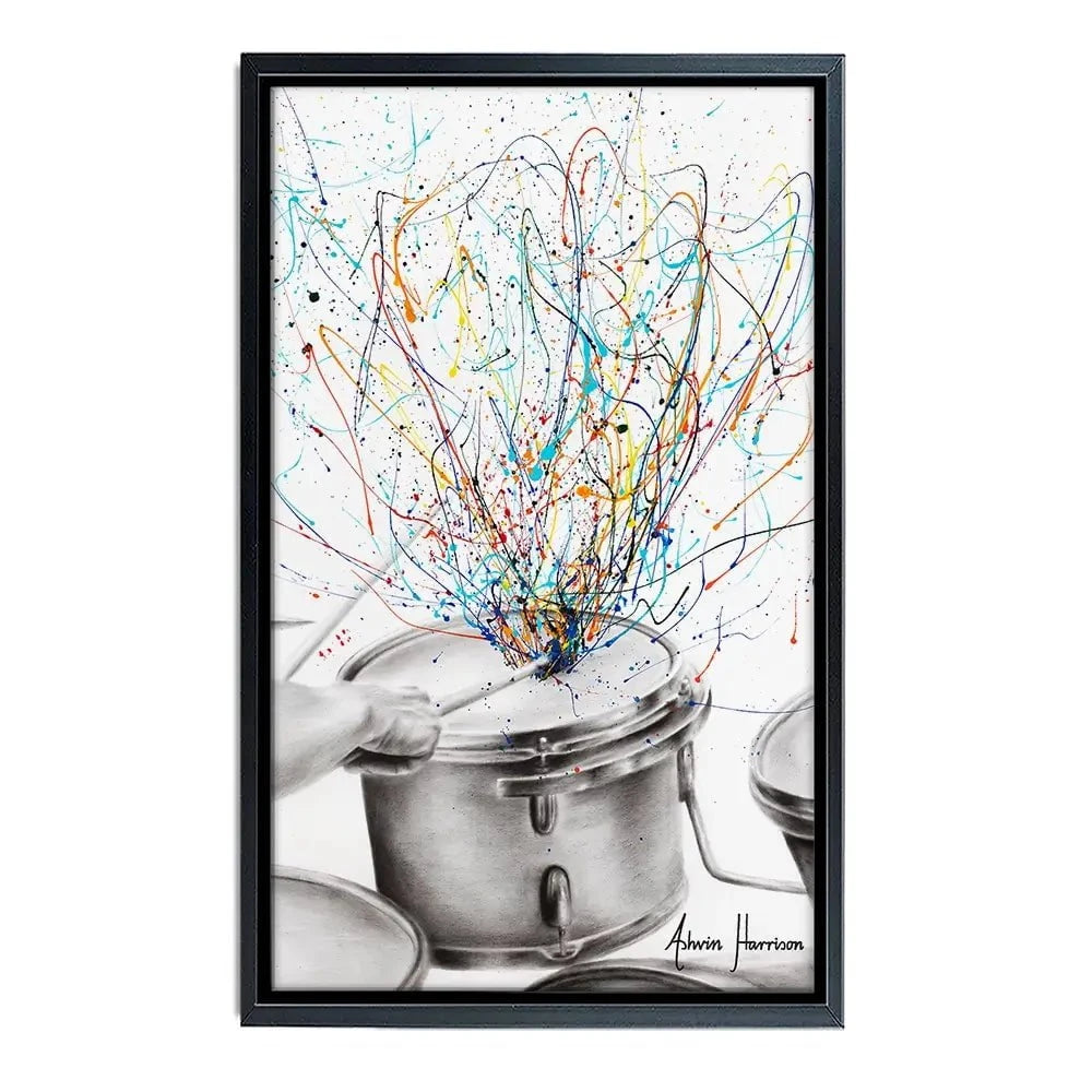 The Drum Solo Canvas Print The Drum Solo Canvas Print wall art product Ashvin Harrison
