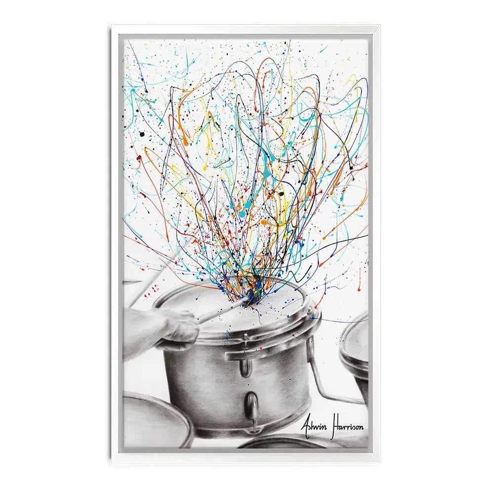 The Drum Solo Canvas Print The Drum Solo Canvas Print wall art product Ashvin Harrison