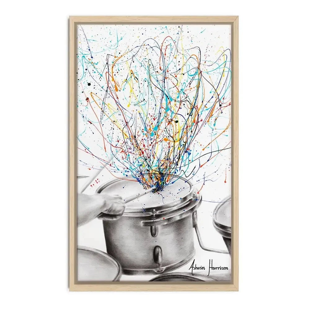 The Drum Solo Canvas Print The Drum Solo Canvas Print wall art product Ashvin Harrison