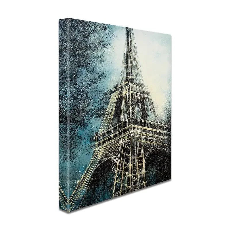 The Eiffel Tower At Dusk Canvas Print The Eiffel Tower At Dusk Canvas Print wall art product Marc Todd - Independent