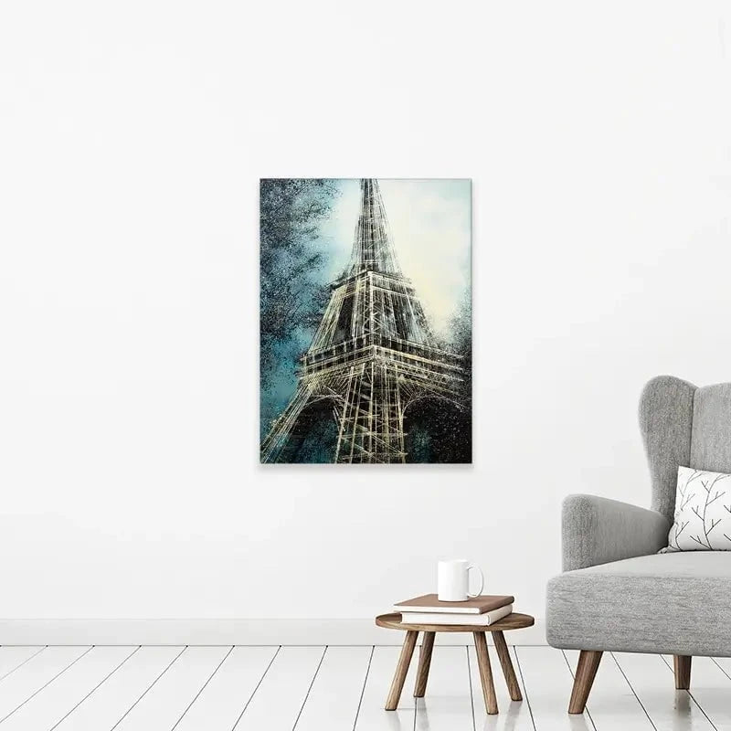 The Eiffel Tower At Dusk Canvas Print The Eiffel Tower At Dusk Canvas Print wall art product Marc Todd - Independent