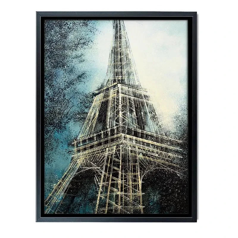 The Eiffel Tower At Dusk Canvas Print The Eiffel Tower At Dusk Canvas Print wall art product Marc Todd - Independent