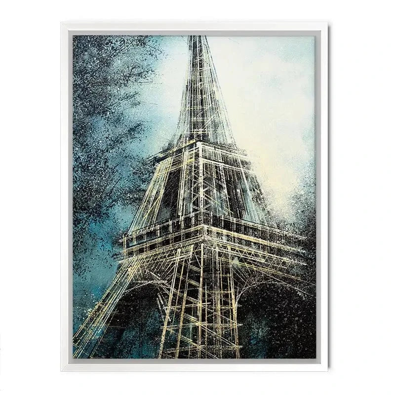 The Eiffel Tower At Dusk Canvas Print The Eiffel Tower At Dusk Canvas Print wall art product Marc Todd - Independent