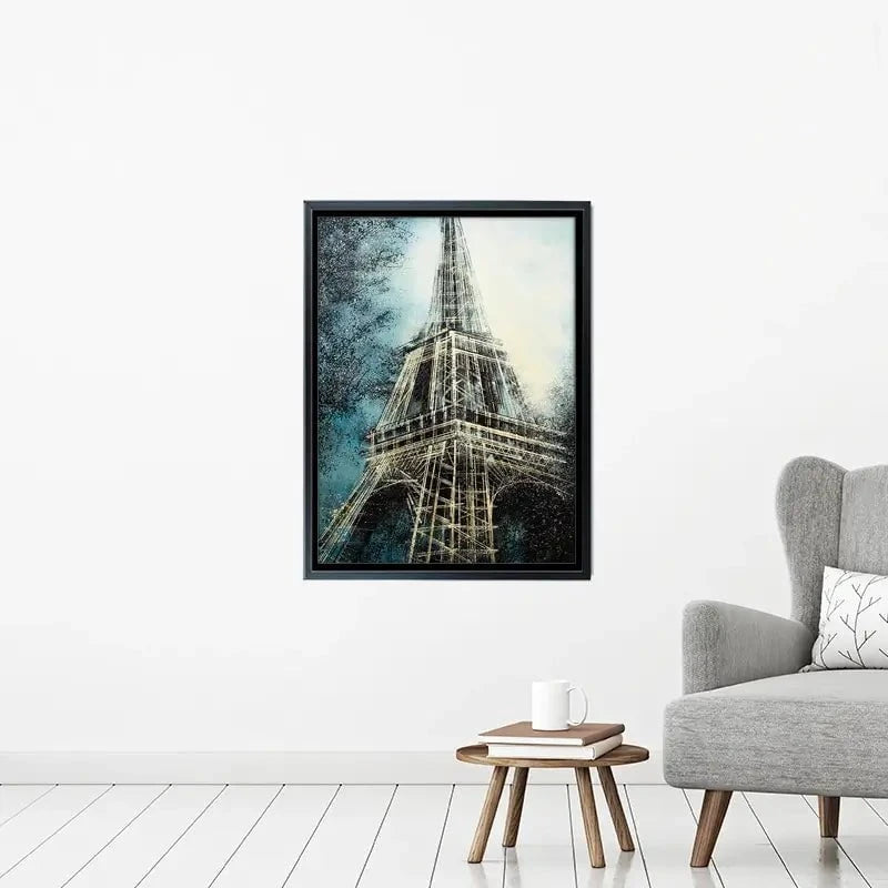 The Eiffel Tower At Dusk Canvas Print The Eiffel Tower At Dusk Canvas Print wall art product Marc Todd - Independent