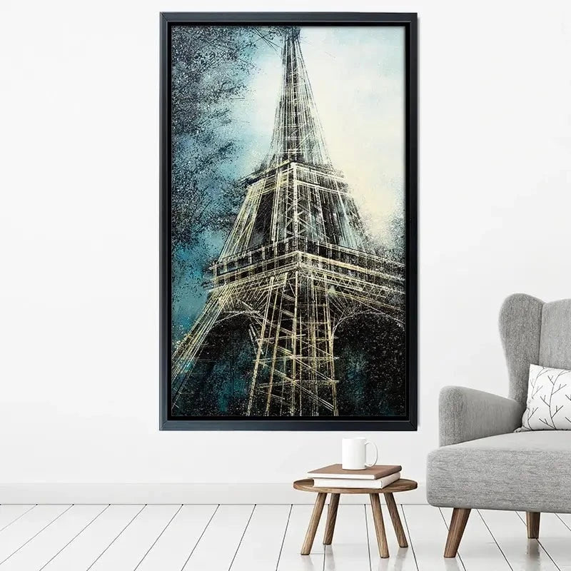The Eiffel Tower At Dusk Canvas Print The Eiffel Tower At Dusk Canvas Print wall art product Marc Todd - Independent