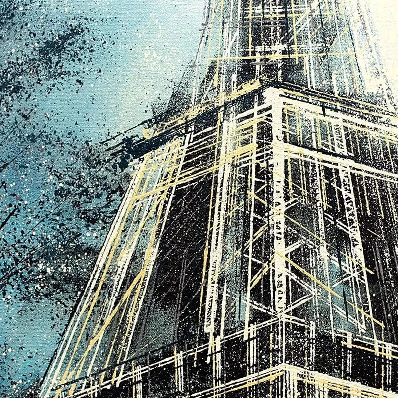 The Eiffel Tower At Dusk Framed Art Print The Eiffel Tower At Dusk Framed Art Print wall art product Marc Todd - Independent