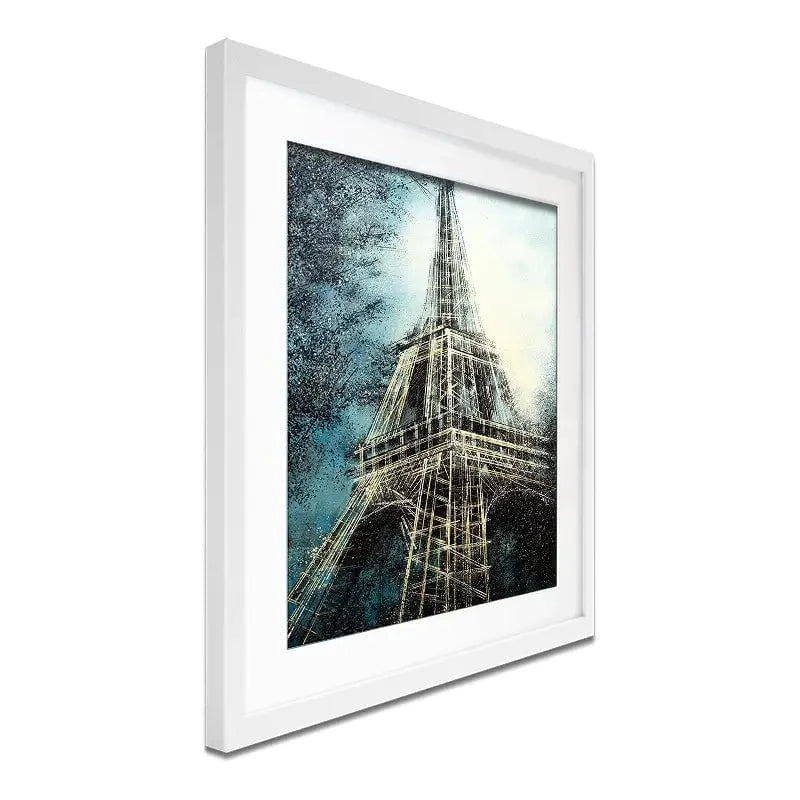 The Eiffel Tower At Dusk Framed Art Print The Eiffel Tower At Dusk Framed Art Print wall art product Marc Todd - Independent