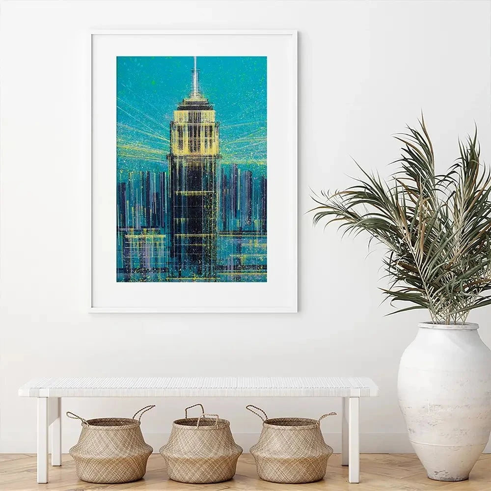 The Empire State Building Framed Art Print The Empire State Building Framed Art Print wall art product Marc Todd - Independent